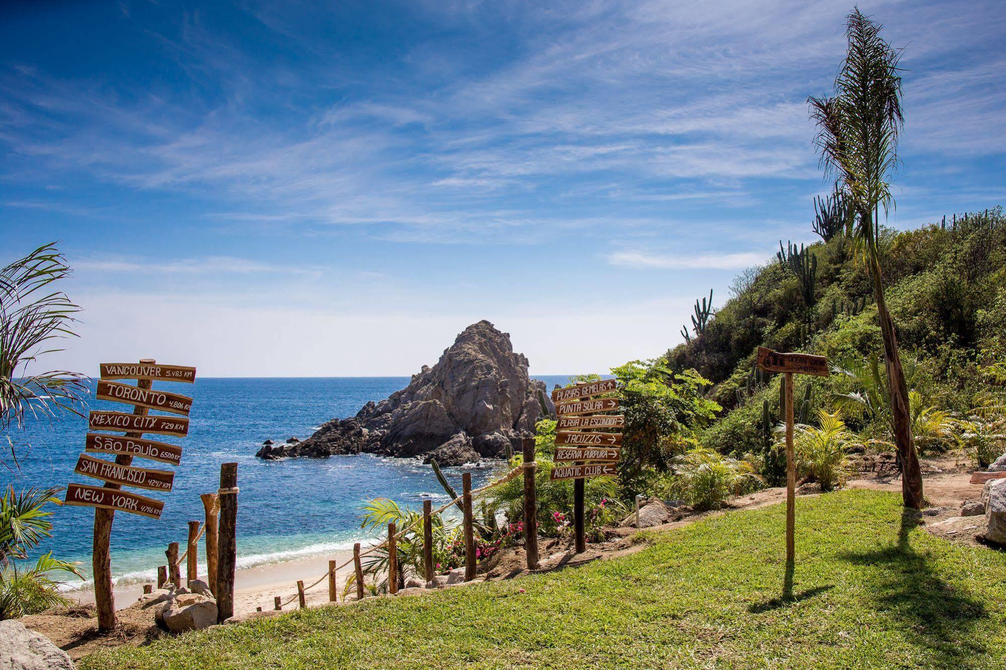 Isla Natura Beach Huatulco Tangolunda Buitenkant foto